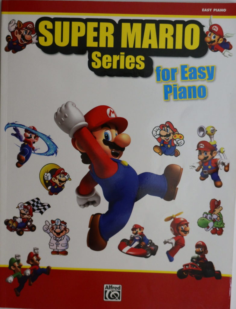 West Vancouver's piano teacher Yuki uses Super Mario Series easy piano book for piano students, who want to play for fun, during the piano lesson.